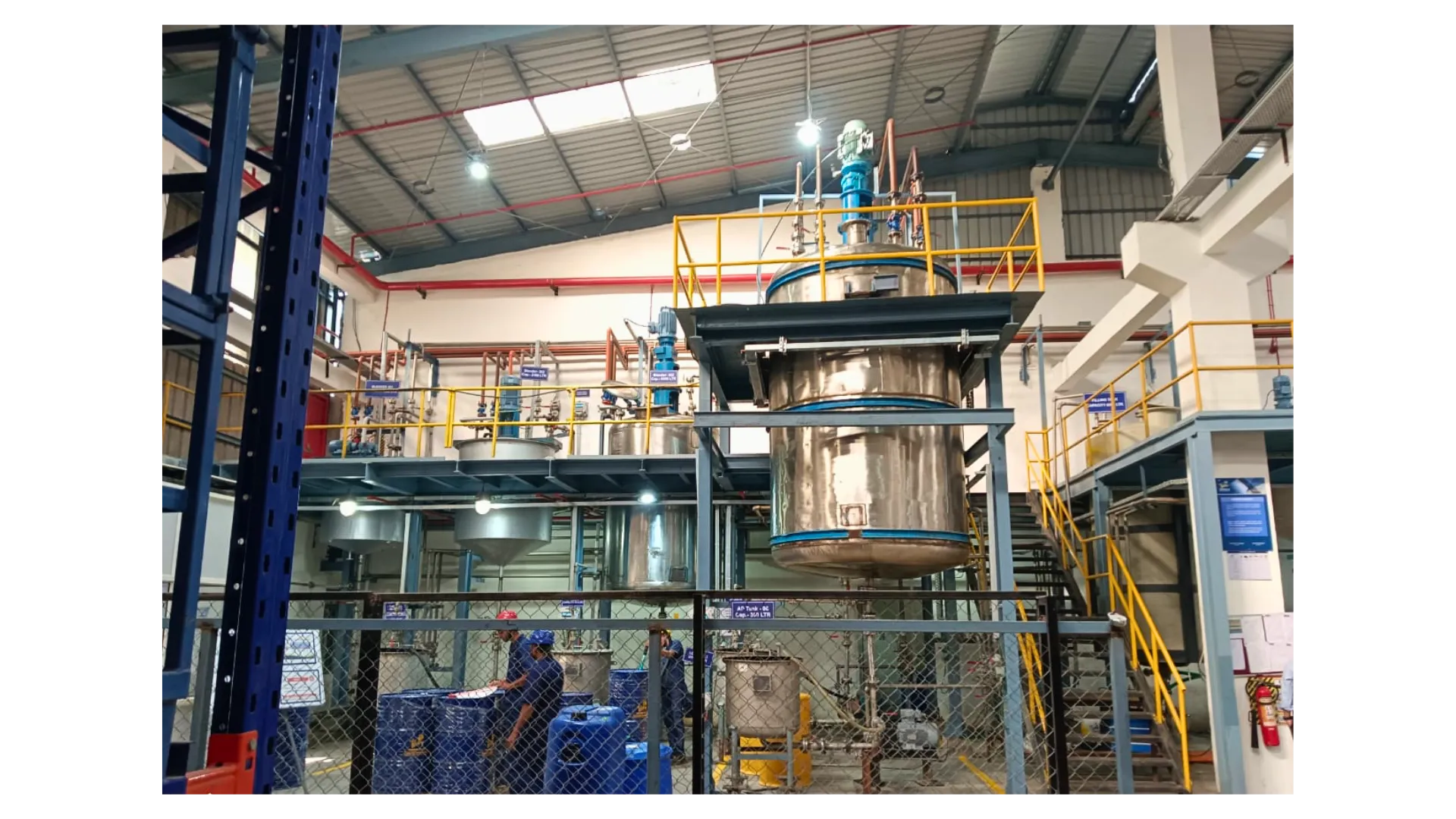 Quality testing and certification lab for industrial lubricants and specialty chemicals manufacturing